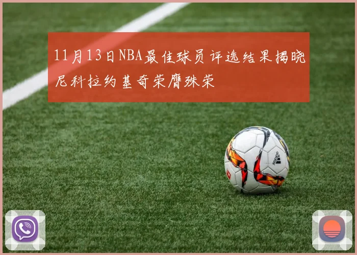 11月13日NBA最佳球员评选结果揭晓尼科拉约基奇荣膺殊荣